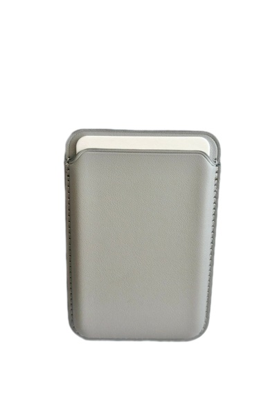 ÖZ Apple iPhone 12 / 13 / 14 / 15 / 16 Serisi ile Uyumlu Deri Cüzdan Kartlık MagSafe