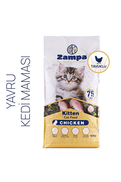 Zampa Tavuk Etli Yavru Kedi Maması 15kg