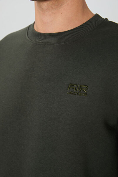 AIR JONES Ανδρικό φούτερ Omar Khaki Raised - 88137