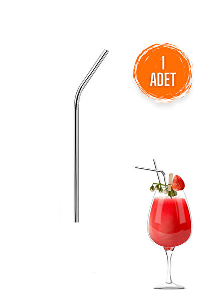 Ganjem Paslanmaz Çelik Pipet Yıkanabilir Misafir Parti Organizasyon Kokteyl S...