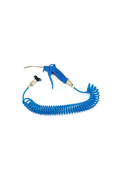 Jack Air blow gun set, 5 m spiral hose, T-connector for truck