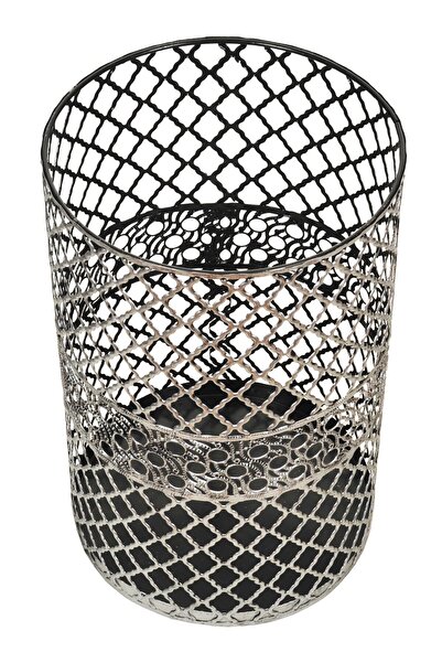 VENON Güven Avize Çok Amaçlı Sepet (300X480) Siyah Gümüş Patine