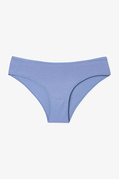 Penti Blue Autumn Yaprak Desenli Düşük Bel 3'lü Slip Külot