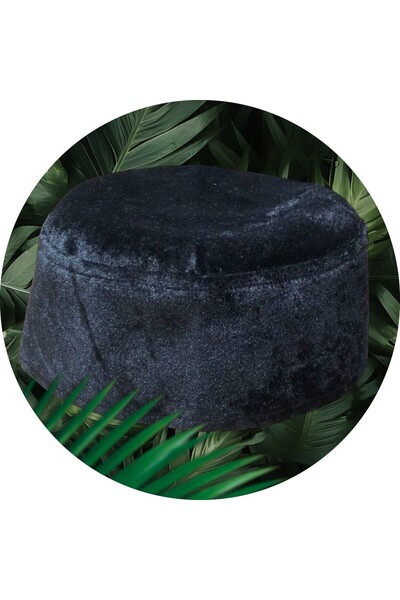 şahinbak Căciulă neagră pliabilă - Sarıklık Fes, Material Cami, Cübbe, Catife...