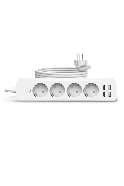 HASSAN JORTAN OG2204 extension cord with 4 sockets, 2 USB ports and 2 Type C, 2 meters