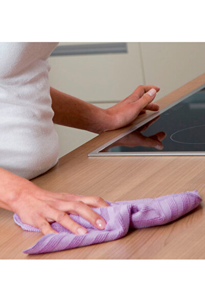 Vileda 12 Pack Microfiber Kitchen Cleaning Cloth - Convenient Use