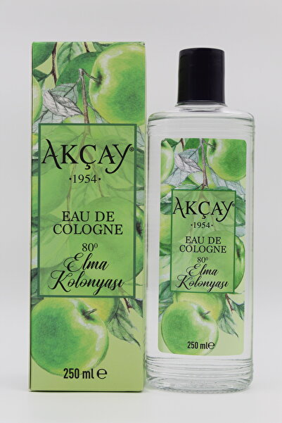 AKÇAY Elma Kolonyası Cam Şişe 250 ml