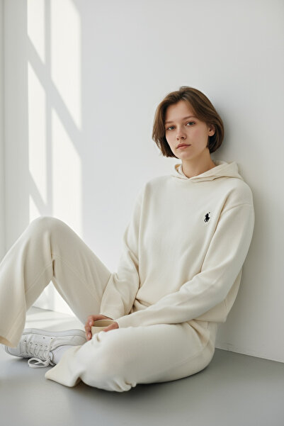 NEWCO Hooded and Mini Sweat Bottom Top Modern Stylish Design Knitwear Set of Two