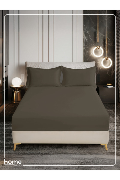 Donetella Fitted Sheet Set – 200x200 cm Super King Size, 1 Sheet + 2 Pillowcases, 35 cm Deep Pocket