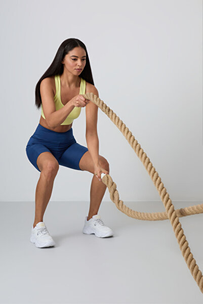 TOMMY LIFE Parlament Esnek Standart Fit Performans Kadın Biker Tayt - 91012