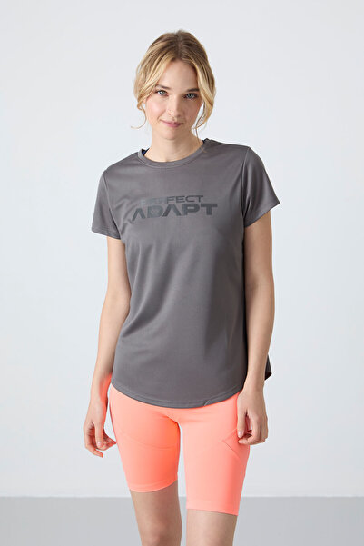 TOMMY LIFE Tamno siva, prozračna Teksturirano tanka E Elastično standardna fi...