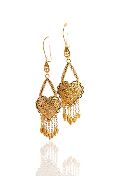 Güler Kuyumculuk Kadın Altın Hint Küpesi