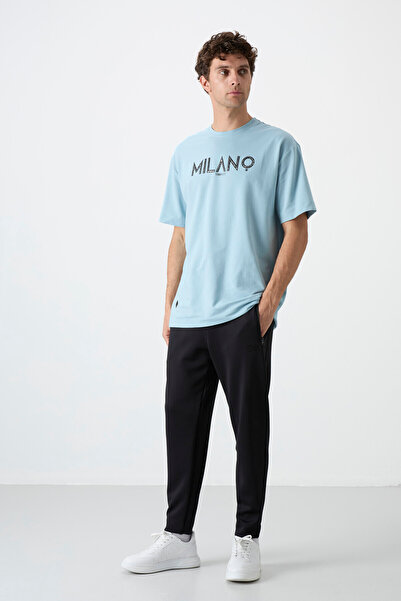 AIR JONES Barton Black Jogger Ανδρική φόρμα κάτω - 84952