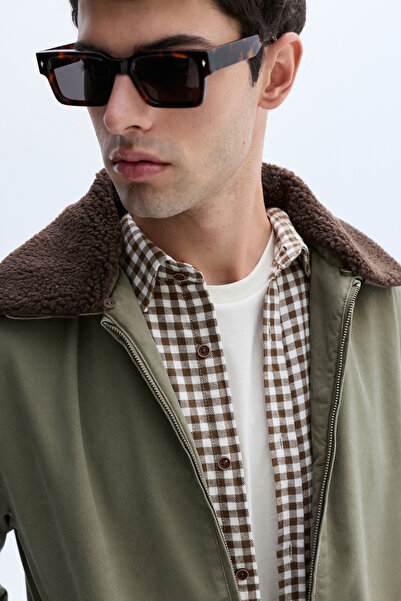 Mudo Plush Collar Short Coat