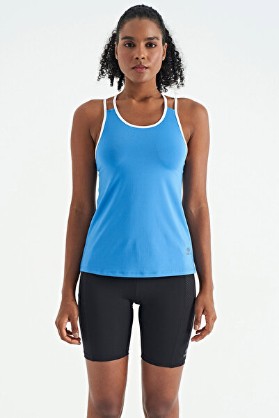 TOMMY LIFE Saks Women's Sports Undershirt - Double Straps and Back Detail, Standard Fit - 97258