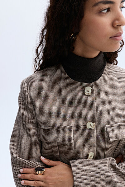 Mudo Eco-Friendly Fitted Multi-Pocket Casual Jacket