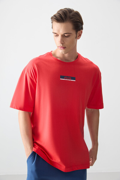 AIR JONES Ανδρικό μπλουζάκι με στάμπα Fiesta 100% βαμβάκι με μαλακή υφή και με στάμπα - 88359