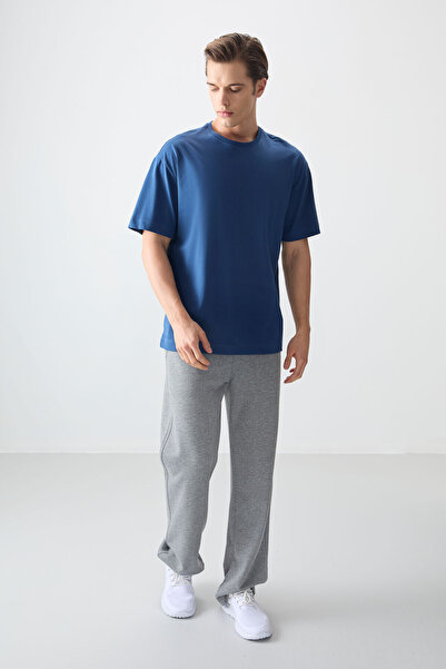 AIR JONES Ανδρικό μπλουζάκι Parlament 100% βαμβακερό, χοντρό, μαλακό, υφή Ove...