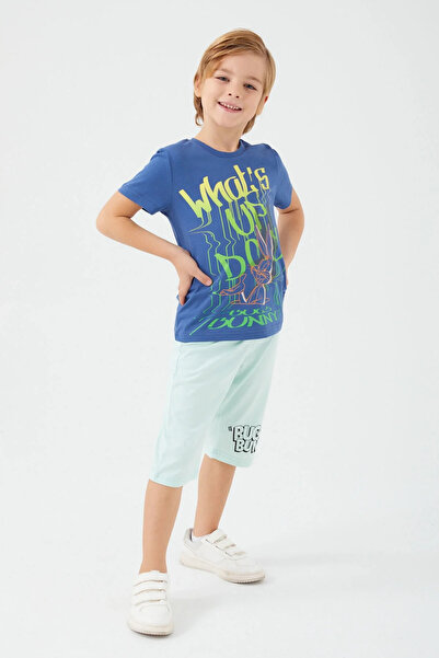 Looney Tunes مجموعة كابري للأولاد باللون الأزرق الفاتح من واتس أب دوك