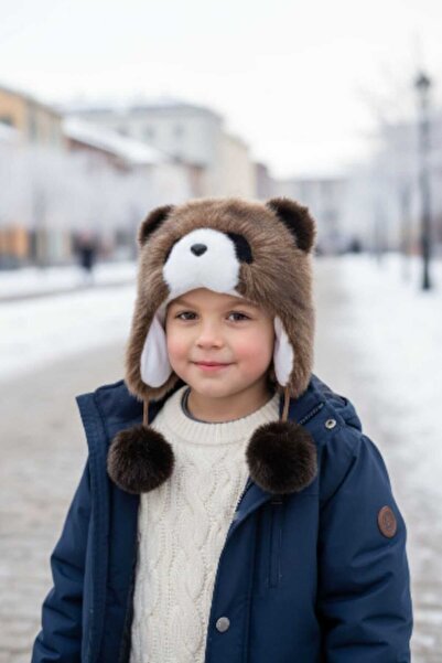Aware Time 9-15 Years Old Children's Winter Beanie with Plush Figure
