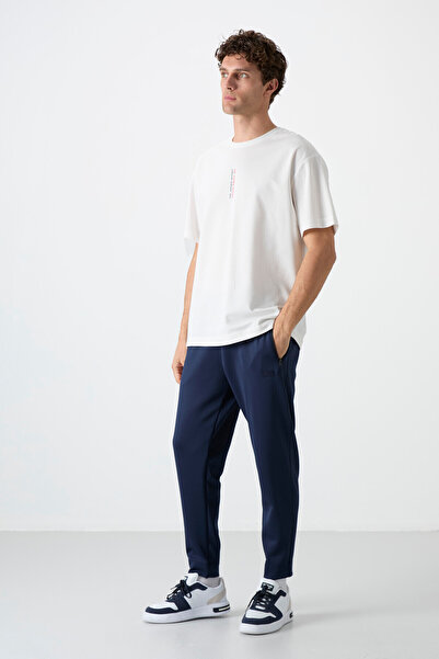 AIR JONES Barton Navy Blue Jogger Ανδρική φόρμα κάτω - 84952