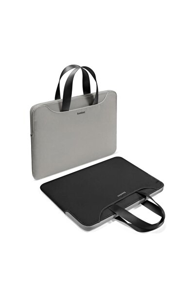 Tomtoc حقيبة الكمبيوتر المحمول TheHer A21 مقاس 13 - 13.5 بوصة Macbook Air & Pro مقاومة للماء باللون الرمادي