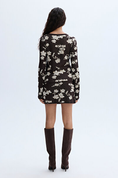 Mudo Floral Patterned Jacquard Sweater