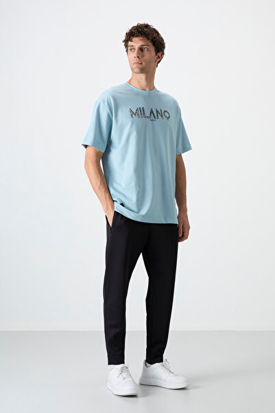 AIR JONES Barton Black Jogger Ανδρική φόρμα κάτω - 84952