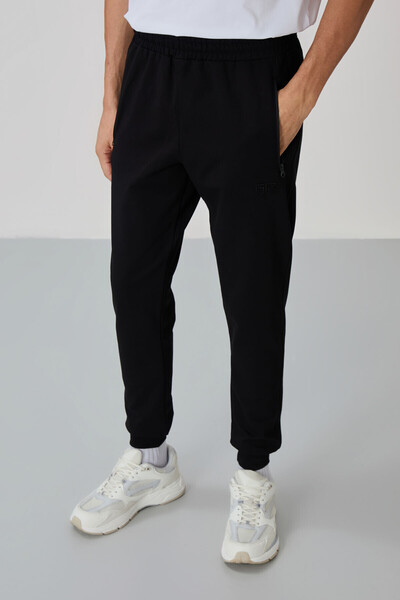 AIR JONES Σετ φόρμας Anton Black Jogger - 85178