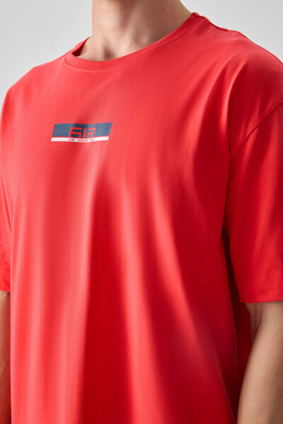 AIR JONES Ανδρικό μπλουζάκι με στάμπα Fiesta 100% βαμβάκι με μαλακή υφή και με στάμπα - 88359