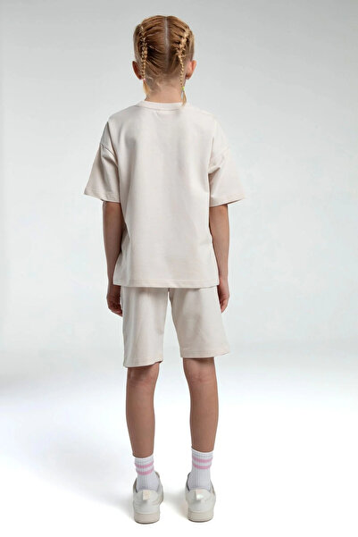 Rolypoly Mother Daughter Bermuda Suit Two Thread Knitted Fabric