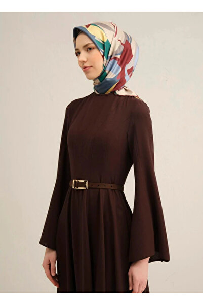 Armine Шовкова хустка Sura 9328-50 Кремовий змішаний візерунок