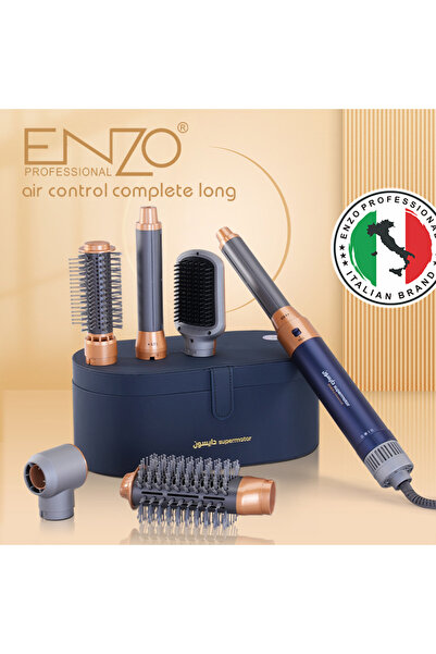 ENZO EN-4133 6-in-1 Electric Styling Set – Straightener, Curler, Dryer & Comb