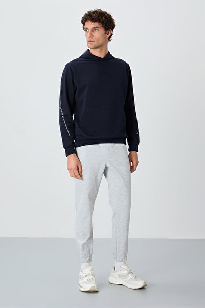 AIR JONES Ανδρική φόρμα αθλητικής φόρμας σε γκρι επιφάνεια με υφή Standard Fit - 82156