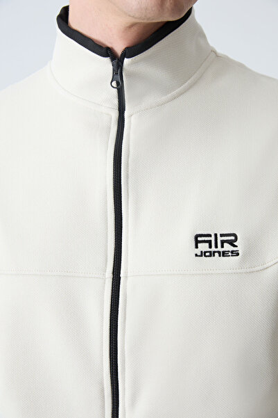 AIR JONES Hugo Beige Black Jogger Tracksuit Set - 85198