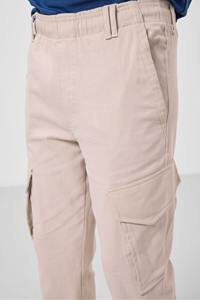 TOMMY LIFE Stone Standard Fit Woven Lightweight Stretchy Chino Boys' Trousers - 11271