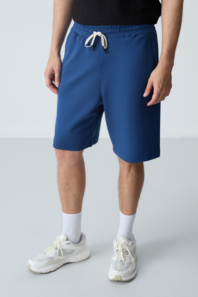 AIR JONES Parlament Cotton Thick Soft Textured Standard Fit Basic Men's Shorts - 81278