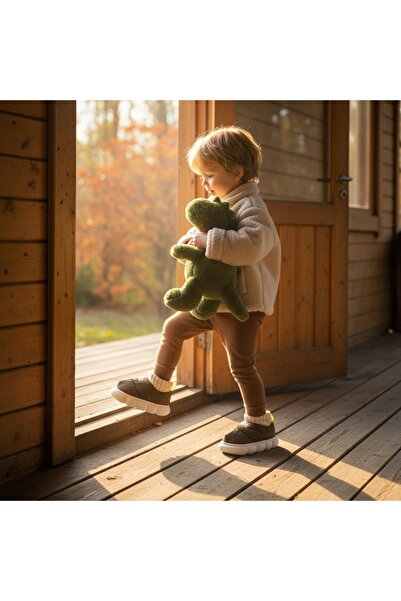 OEM Cotton lined slippers for children, for indoors or short outdoor outings, 43079D-85