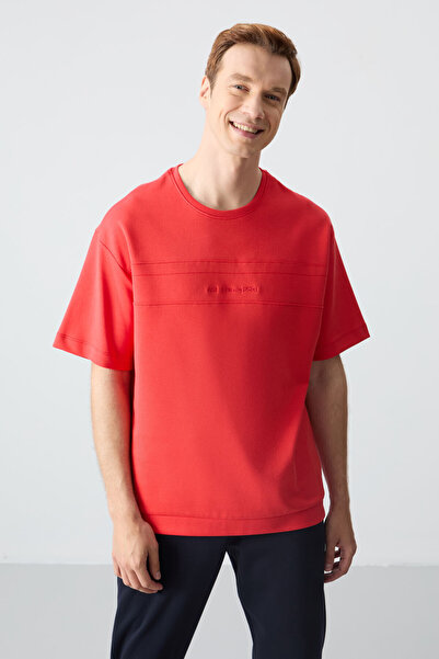 AIR JONES Fiesta Navy Blue Men's Oversize Tracksuit Set - Cotton, Thick Soft Texture - 85261