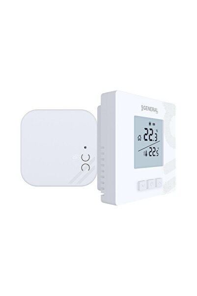 GENERAL Life Mitra HT16S RF Kablosuz Oda Termostatı - Beyaz