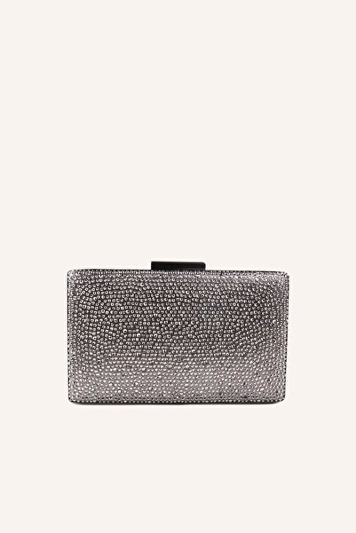 MARCATELLI Antrasit Kare Cinderella Abiye Çanta