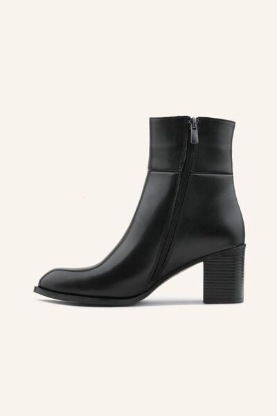 MARCATELLI Siyah Topuklu Deri Bot