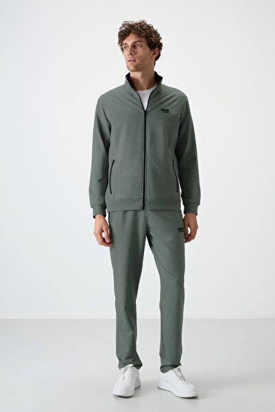 AIR JONES Troy Çağla Standard Fit Men's Tracksuit Set - 85196