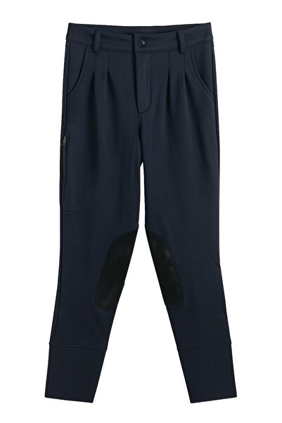 PEUR RIDER SHOP Ανδρικό παντελόνι Rider Navy Blue - Δερμάτινο λεπτομέρεια