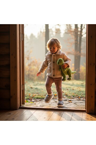 OEM Cotton lined slippers for children, for indoors or short outdoor outings, 43079D-85