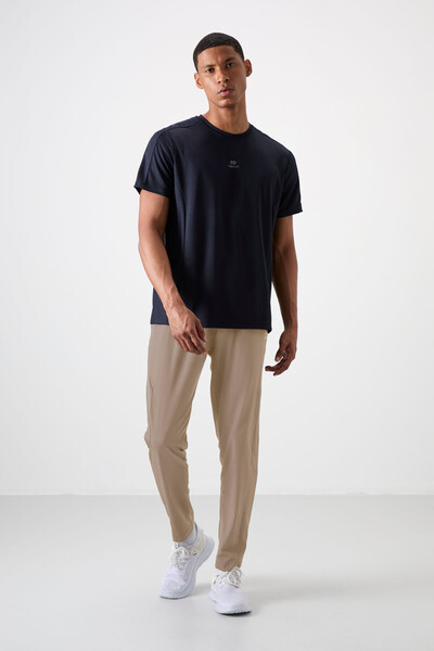 TOMMY LIFE Beige Slim Soft Comfort Fit Men's Tracksuit Bottom - 82119