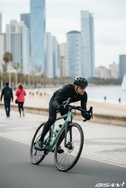 Bisan ALL TRAİL GRX 600 GRAVEL YOL BİSİKLETİ 56 CM DİSK FREN 700C JANT 22 VİTES ÇAĞLA YEŞİLİ