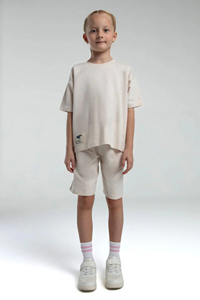 Rolypoly Mother Daughter Bermuda Suit Two Thread Knitted Fabric