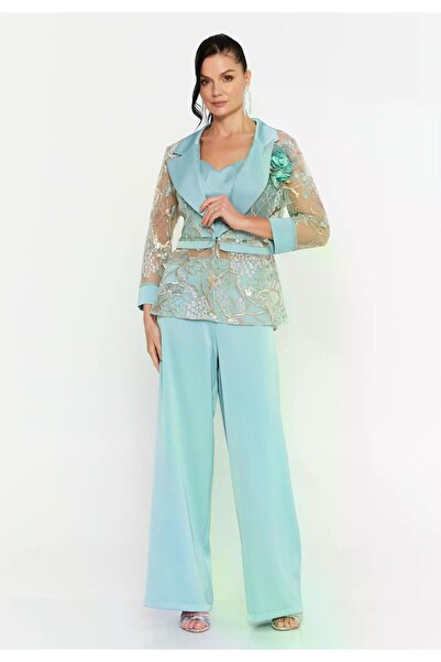 MAXXE 5900CRS SATEN KREP PANTOLONLU 3'LÜ TAKIM