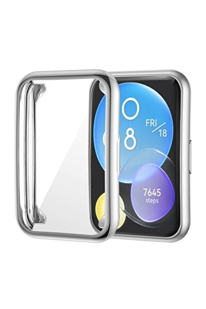 Mi7a Huawei Watch Fit 2 Uyumlu 360 Koruma Full Koruma Silikon Kılıf